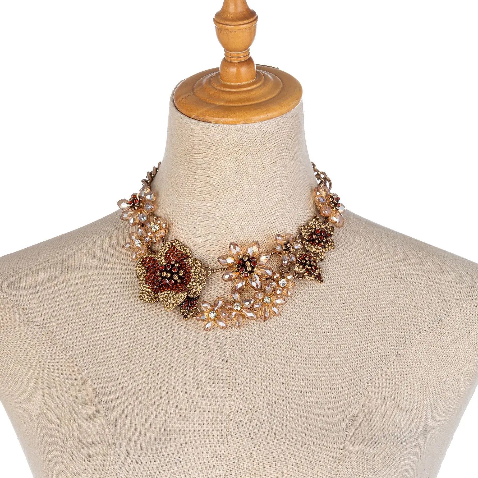 diamante-cristal-colar-de-flores-coloridas-moda-cadeia-de-collarbone-joias-europeias-e-americanas