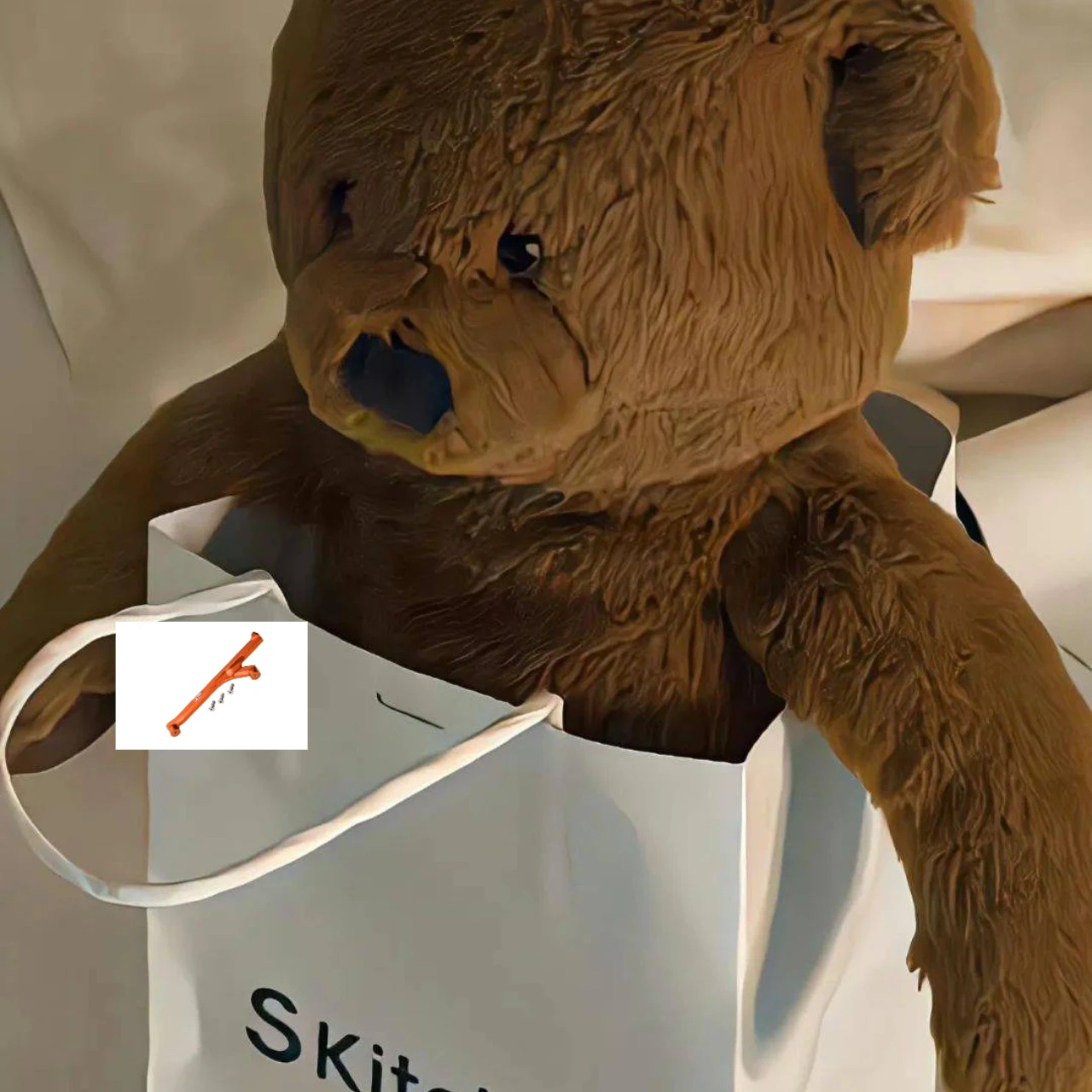 

GPM Aluminum Front Chassis Brace for LOSI 1/10 Lasernut Tenacity Ultra 4 Tenacity DB pro - Upgrade Racing Car Chassis Support