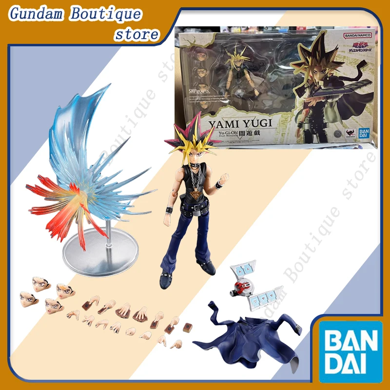 

Bandai Genuine SHF YAMI YUGI Yu-Gi-Oh! Duel Monsters Anime Action Figure Collectible Joint Mobility Model Toys Gift Children Kid