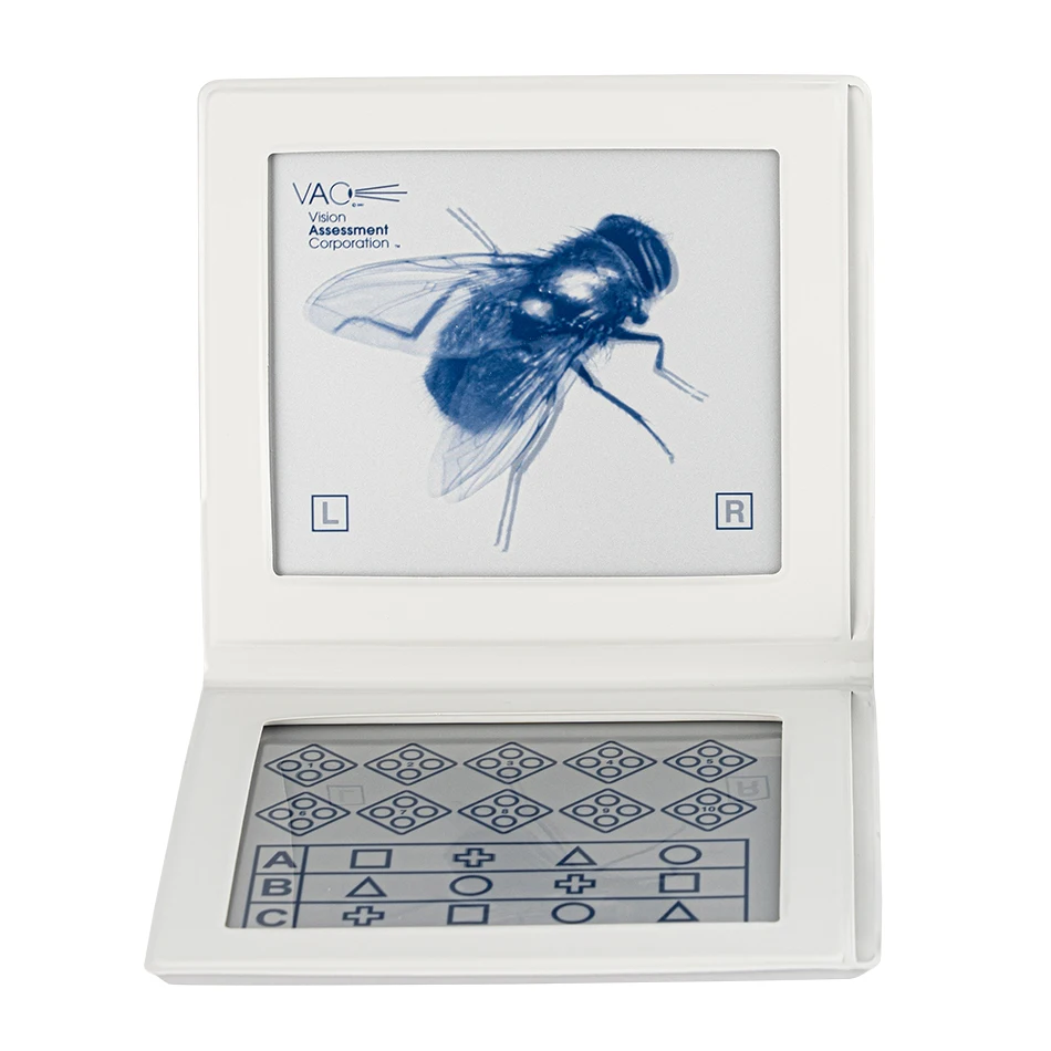 Optometry Stereo Fly Vision Test (SO001) for Evaluation of Gross Stereopsis and Fine Depth Perceptiont Charts for Eye Exams - Image 5