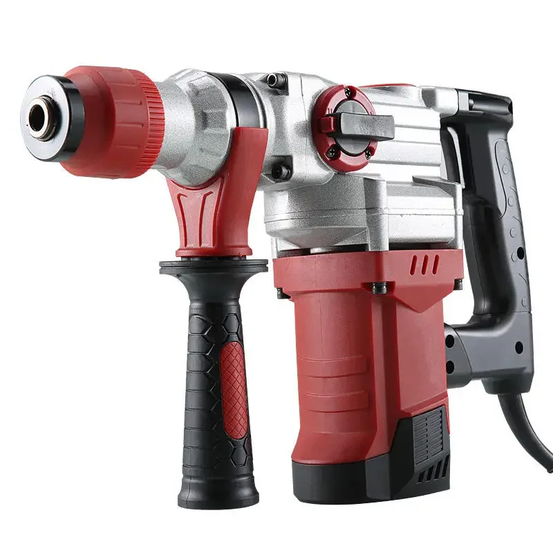 220v Industrial High Power Heavy Duty Jackhammer Diameter Concrete Breakers Electric Demolition Hammer Impact Drill Set