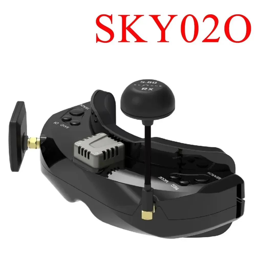 SKYZONE SKY02O FPV Goggles 600x400 OLED 5.8G SteadyView ความหลากหลาย RX HeadTracker DVR HDMI AVIN/OUT สําหรับ RC Racing Drone