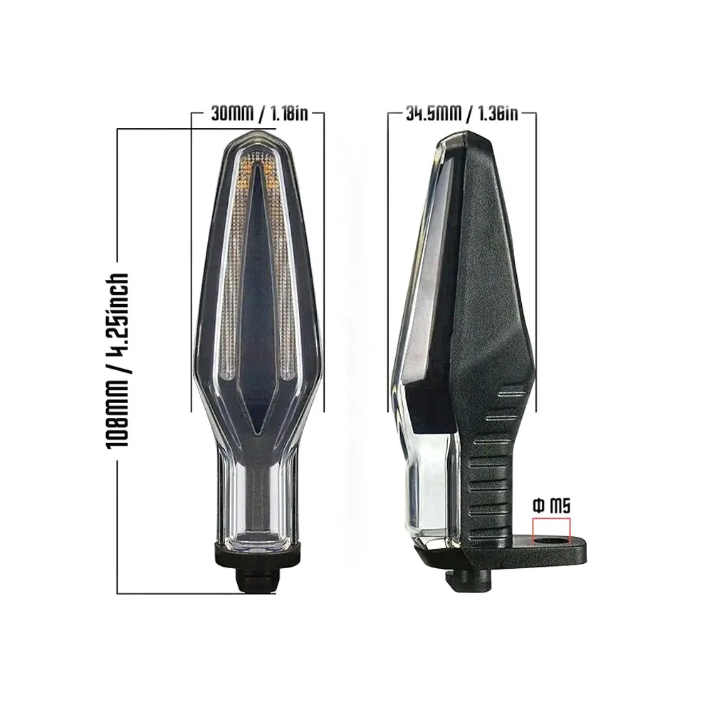 LED بدوره مصباح إشارة لسيارات BMW R1250GS LC ADV R1250 R1200 R/RS/GS R1200GS R1250RS R1250R دراجة نارية المؤشر الأمامي/الخلفي وامض