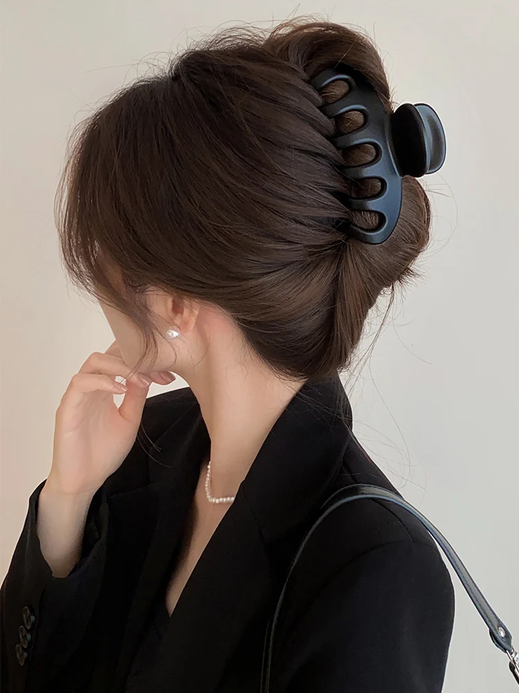 

Большая акриловая заколка для волос в виде тыквы для женщин, ретро Ele, новинка 2025 года, заколка для волос с хвостом ковчег, аксессуары для волос Sli Sensation