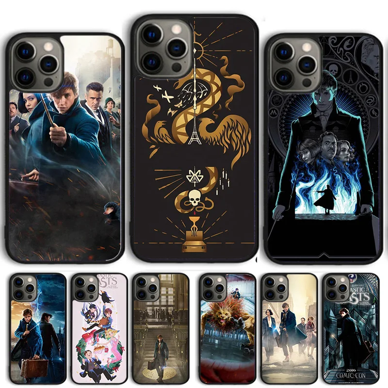 Fantastic Beasts The Crimes of Grindelwald Phone Case Cover For iPhone 15 16 14 13 12 Pro Max mini 11 Pro Max XS XR Plus