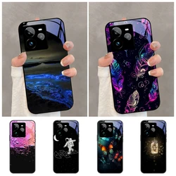 Phone Case For Realme GT 7 Pro 6T 6 5 3 2 Pro Tempered Glass Cover For Realme GT Master 5G GT7 Pro GT6 GT5 GT2 Cartoon Fundas