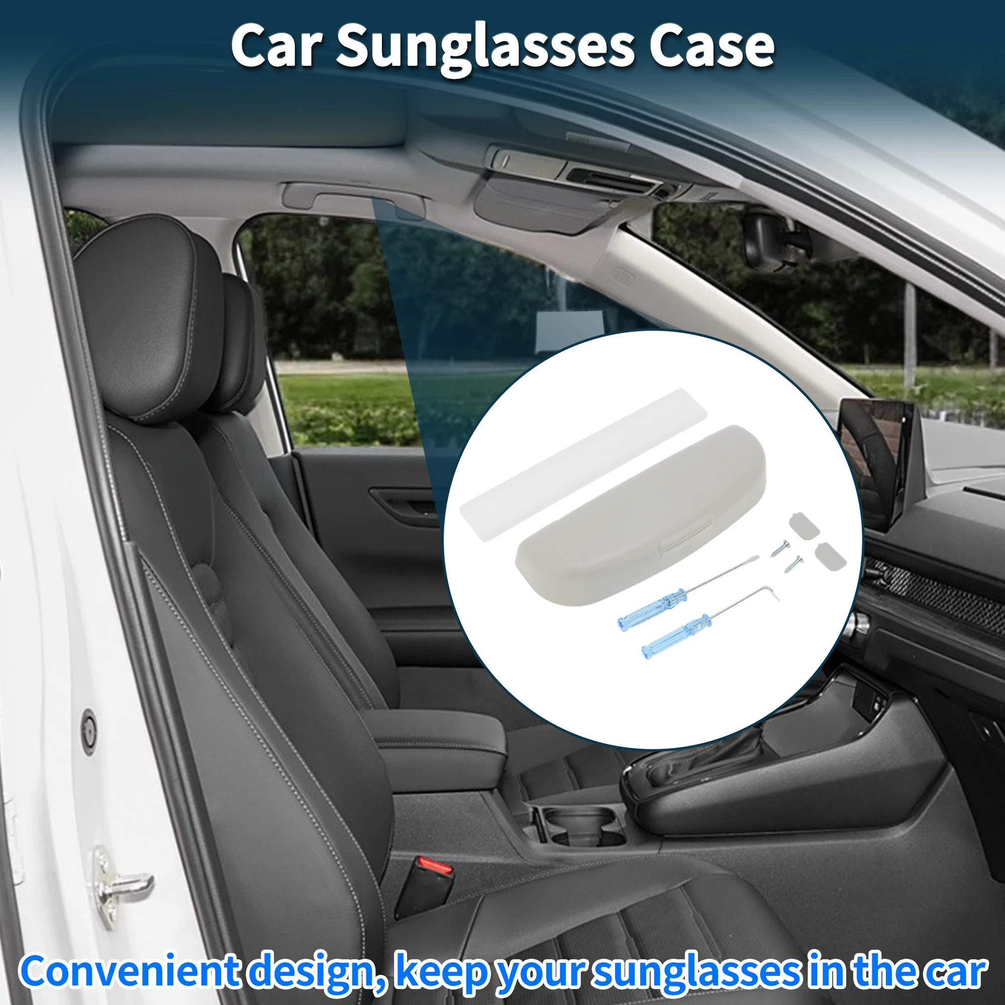UXCELL Car Sunglasses Case for Nissan Qashqai J12 e-Power 2022-2025 1 Set