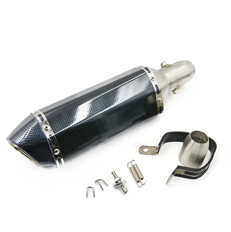 

51 mm Motorcycle Muffler Ak Exhaust Tail Section Muffler Suitable for Cb400 Ninja250 Mt09 Z800