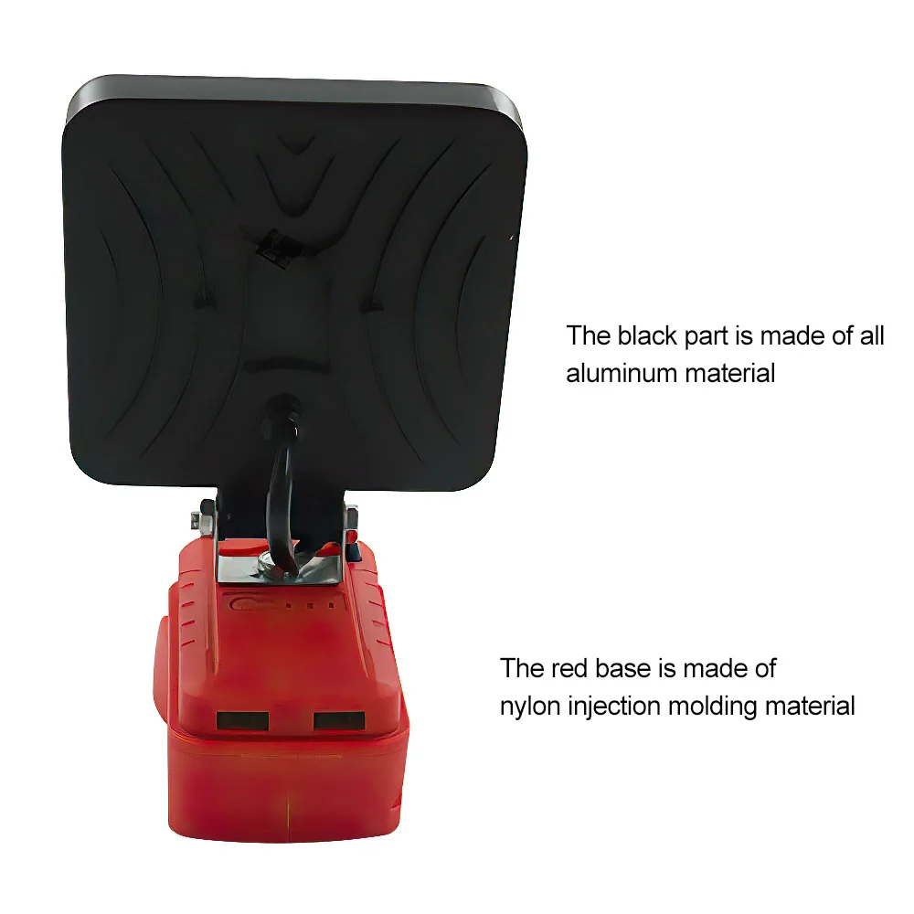 Портативная светодиодная лампа, рабочий свет для Milwaukee 18 В M18, аккумулятор, аварийный прожектор, фонарик для кемпинга, ручной беспроводной светодиодный фонарик