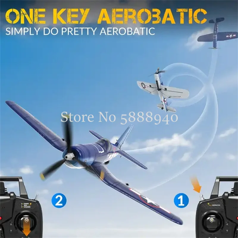 Professional Model Airplane RC Drone 4CH 6 Axis Gyro Design One Key Rollover Hand Throw Takeoff Remote Control Fixed Wing Plane