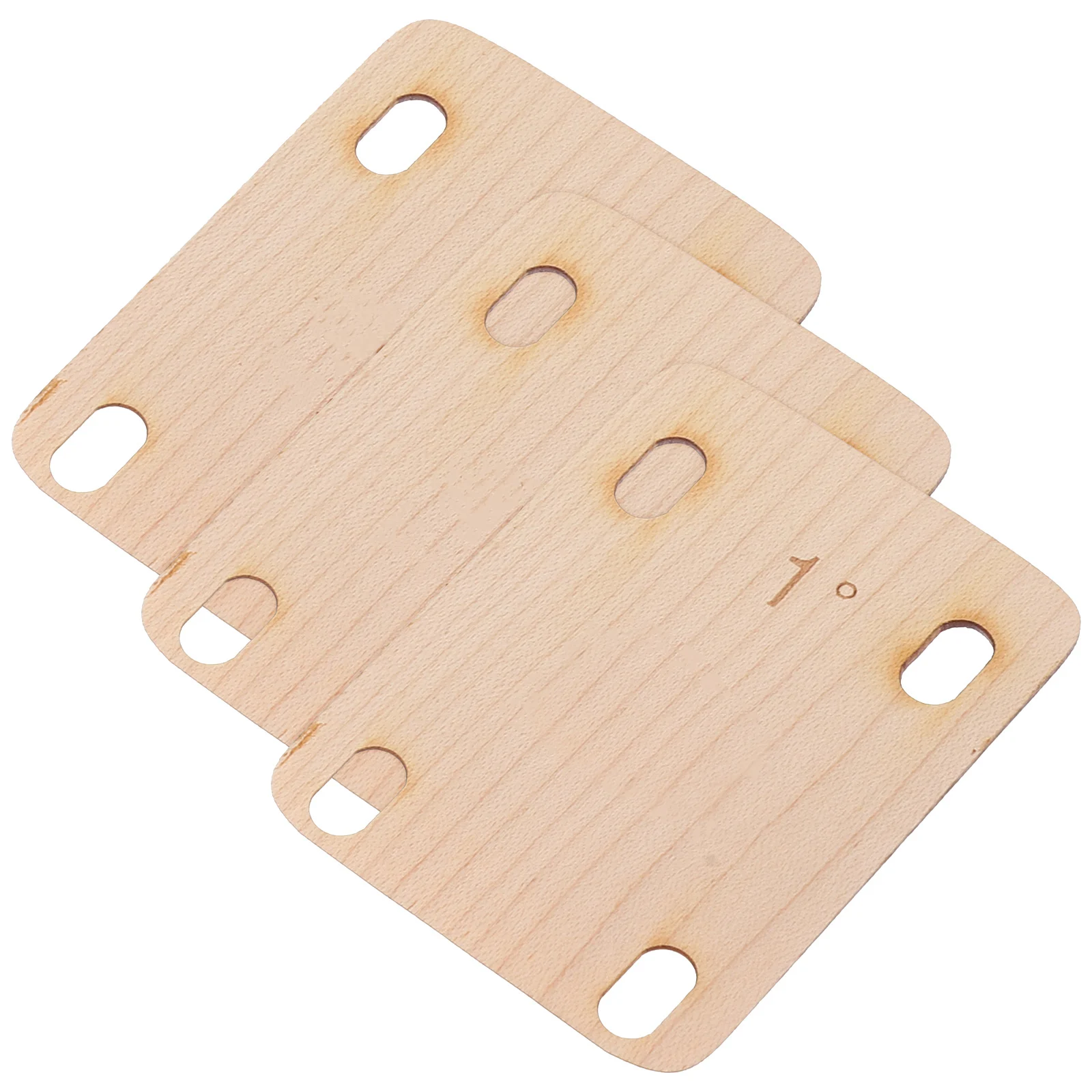 

3 Pcs Guitar Spacers Neck Adjustment Shims Bolt-on Repair Outdoor Bass Reinforcing Plate Heightening Angle