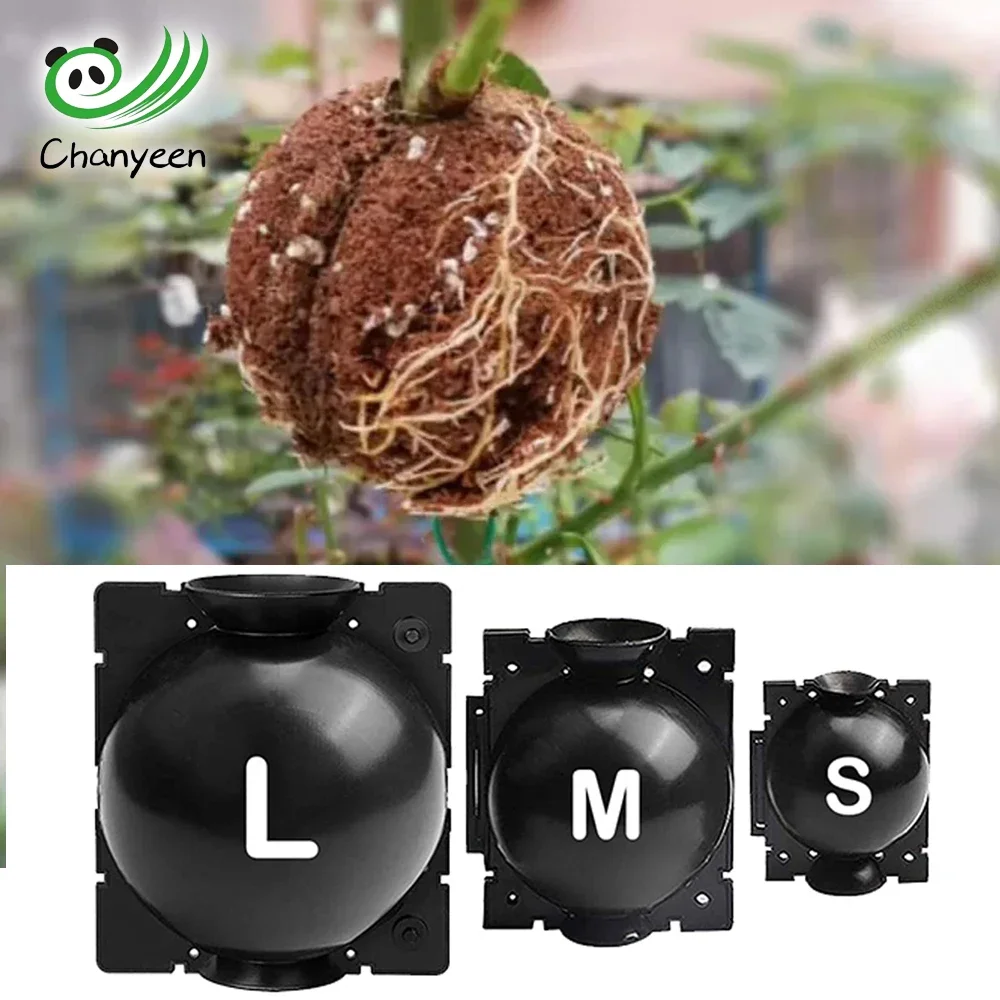 Plant Rooting Grow Ball Transplant Nursery Ball Sapling Propagation Grafting Breeding Reusable Case for Home Gardening Tools