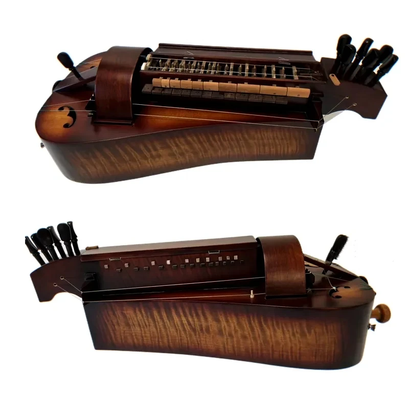 

Hand Made Maple wood 6 strings 24 keys Hurdy Gurdy