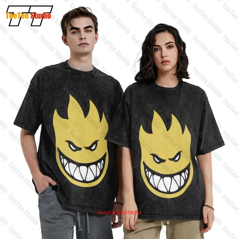 Spitfire Wheels Lil Bighead Fill Logo Vintage Oversized T-Shirt 54QF