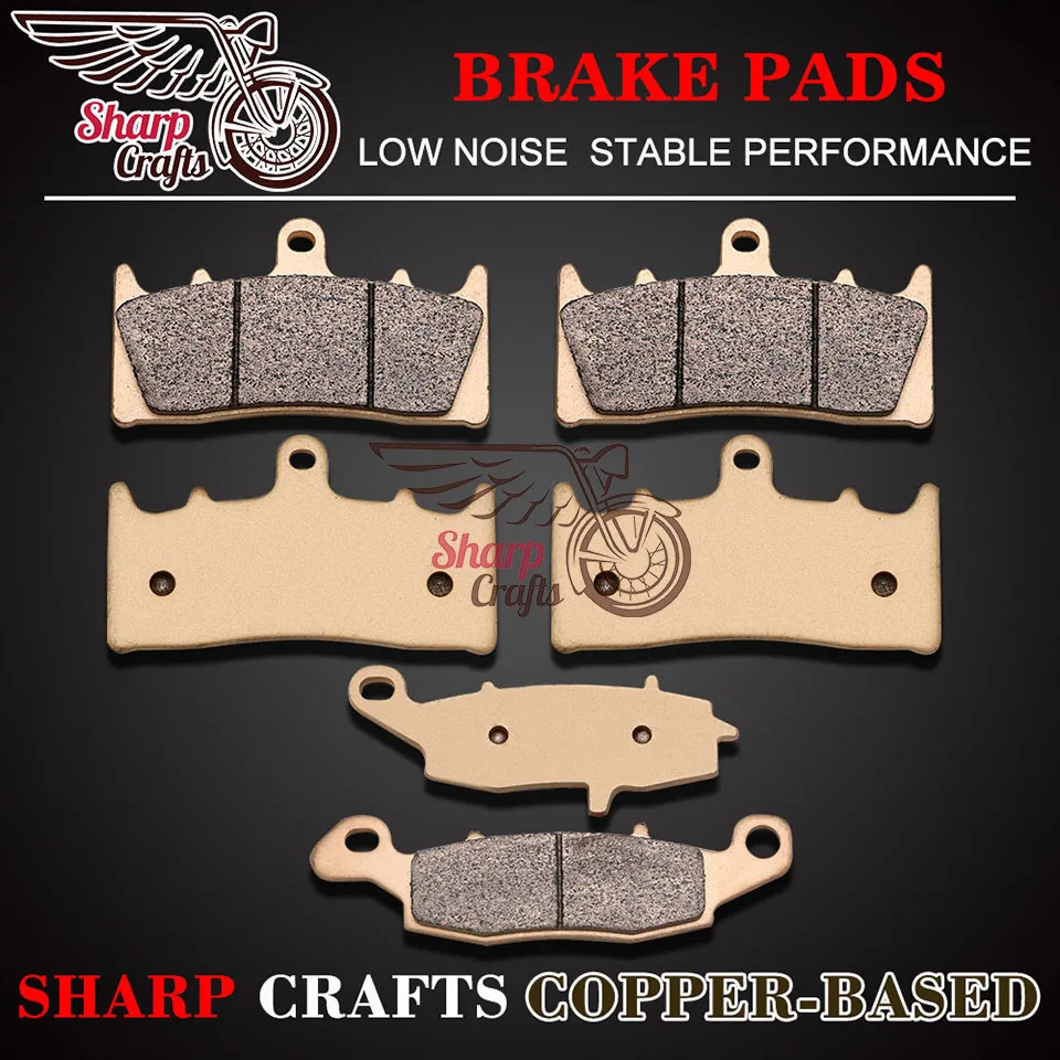 Motorcycle Metal Sintering Front Rear Disc Brake Pads For Suzuki M1600 M 1600 04 VZ1600 VZ 1600 K4 Intruder 2004