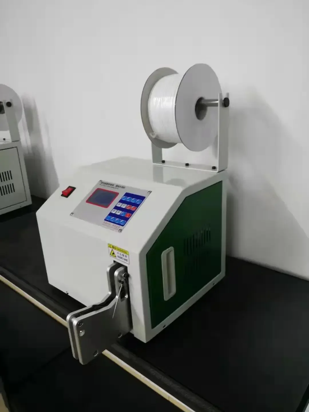 Qipang Automatic Wire Strapping Coiling Machine Touch Screen Cable Wire Coil Winding Binding Machine Winding Binding Machine