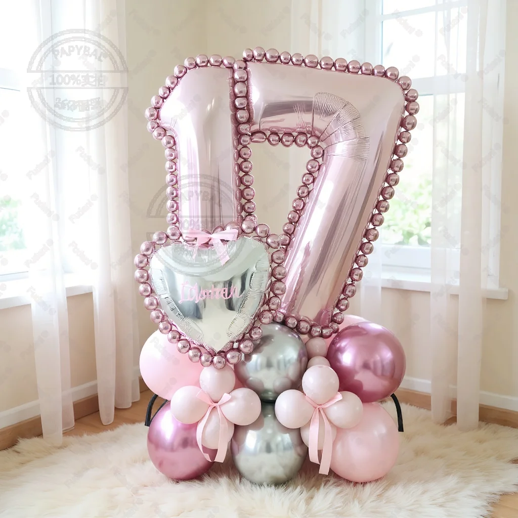 Pink Number Column … - image