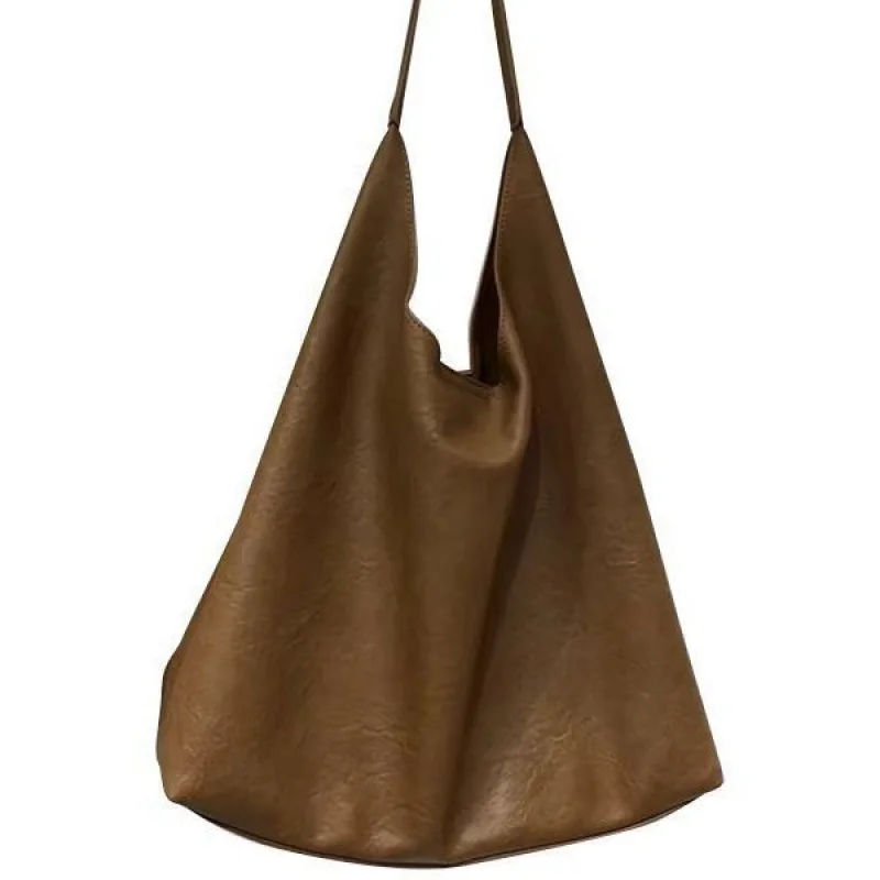 

Новая сумка для подмышек большой вместимости из мягкой кожи, универсальная студенческая сумка-тоут на одно плечо.