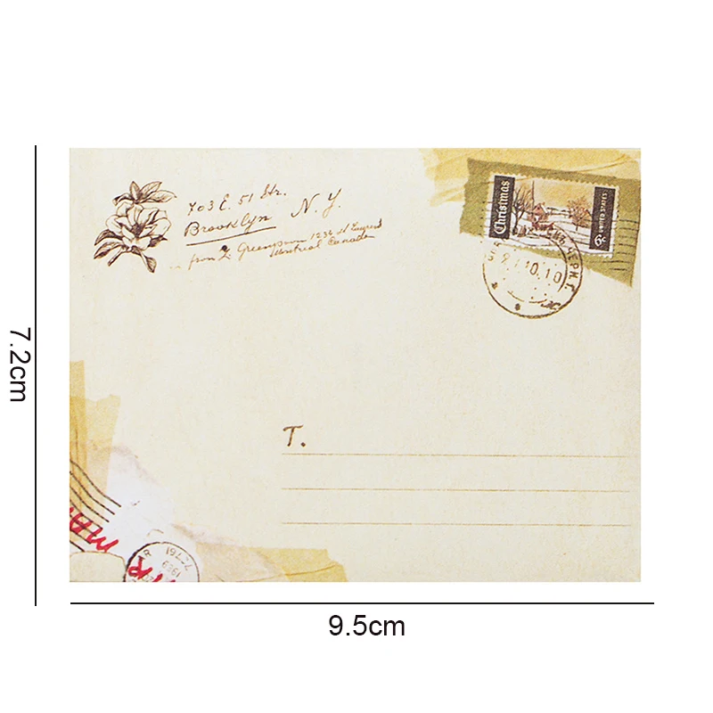 36 Pcs/Lot Mini Cute Ancien Paper Envelope Vintage European Style Gift Card Envelope For Card Scrapbooking Gift Free Shipping