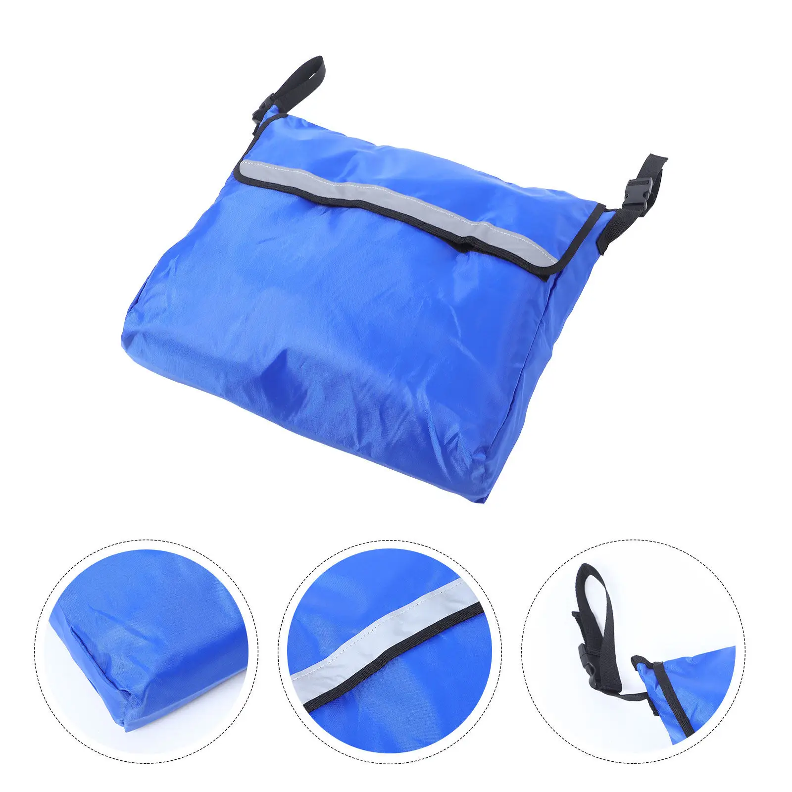 

Lightweight Oxford Cloth Wheelchair Side Bag Universal Hanging Armrest Pouch Large Capacity Storage Organizer for Walkers
