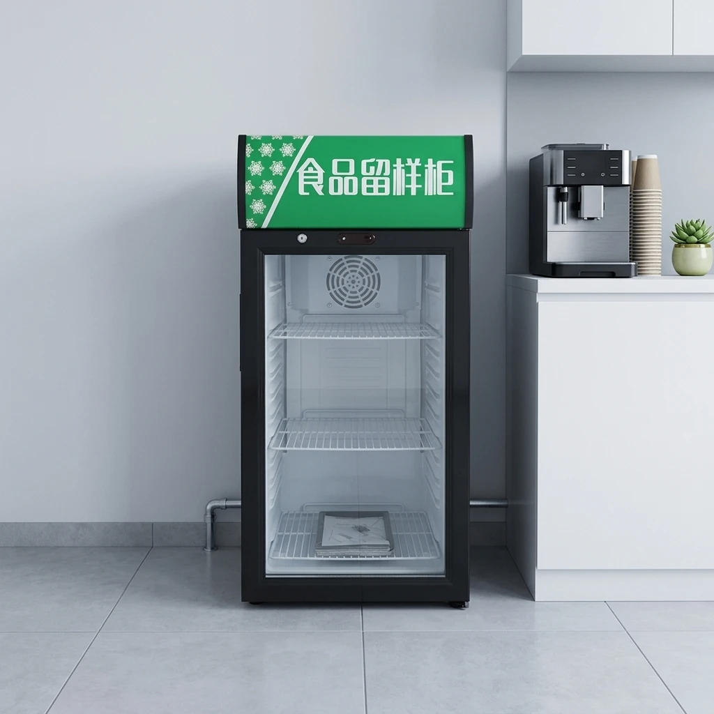 Small Refrigerator Freezer Combo Compact Cooling Appliance for Dormitory and Office Use