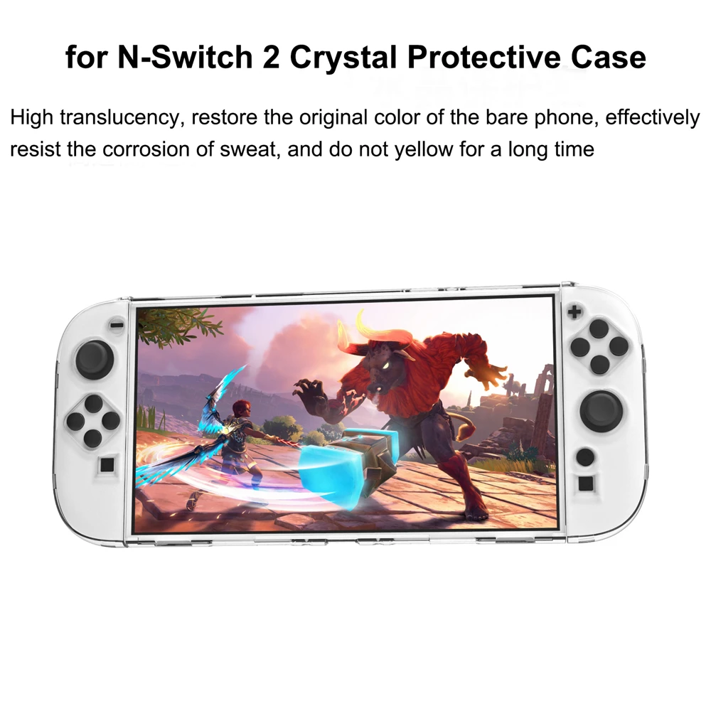 

Transparent Protective Case for Switch 2 Anti-Scratch PC Hard Shell Skin Cover Gaming Console Accessory