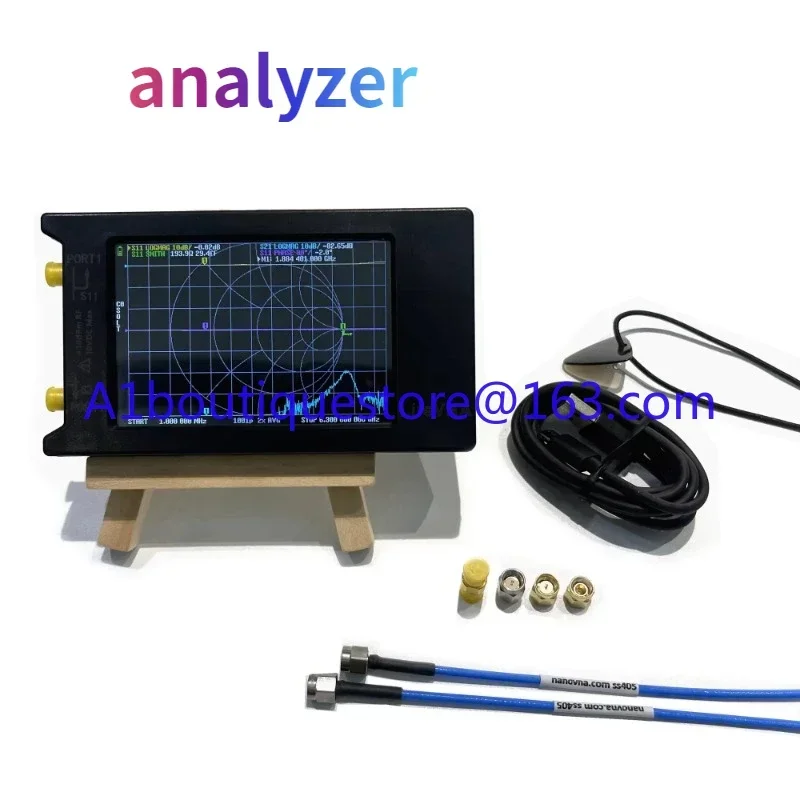 

64 Hugen 50kHz ~ 6.3GHz 4 inch Display Vector Network Analyzer HF VHF UHF Antenna