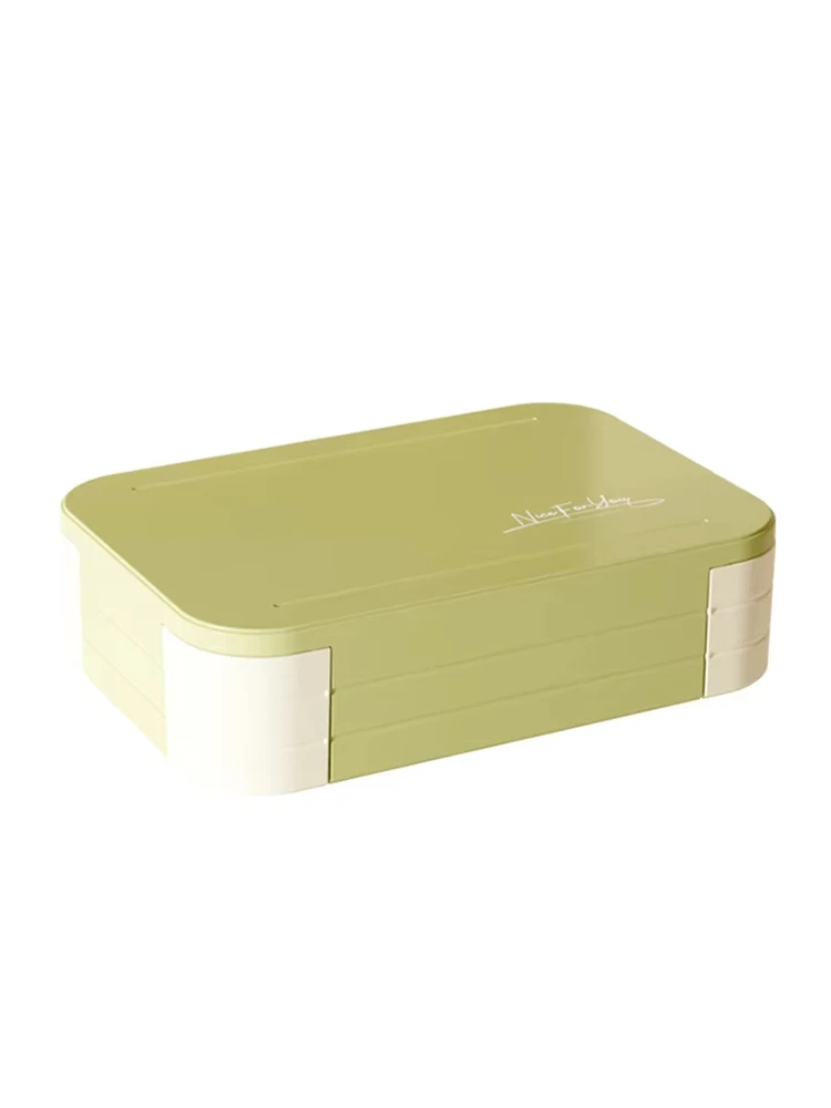 Ensemble de boîte à déjeuner Bento multi-compartiments, anti-fuite et écologique, idéal pour les travaux de préparation des repas et les déjeuner scolaires élégants