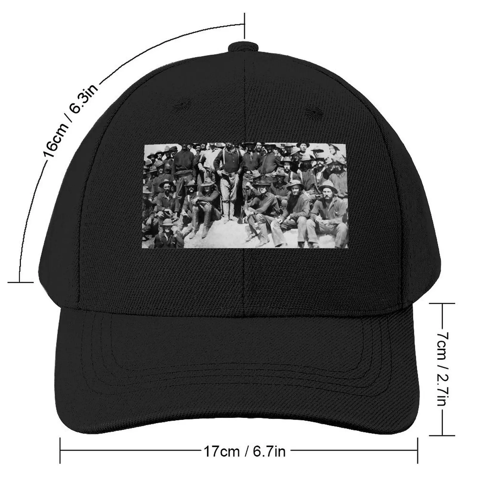 Teddy Roosevelt And The Rough Riders Classic T-Shirt Baseball Cap Hat Man For The Sun Mountaineering Men Hats Women's