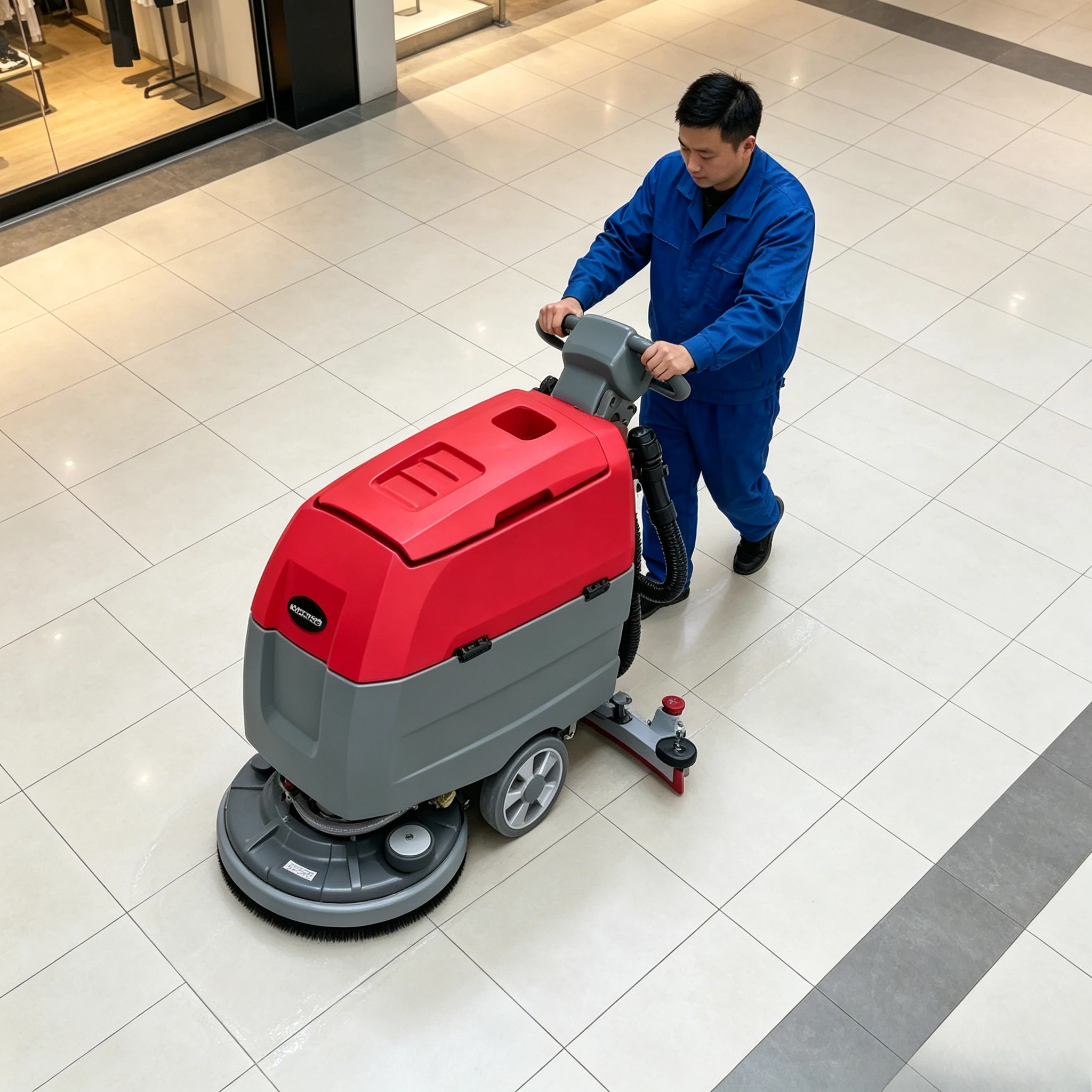 Hot Sale Floor Scrubber, Commercial Electric Floor Washer for Tile/Marble, Industrial Floor Cleaning Machine
