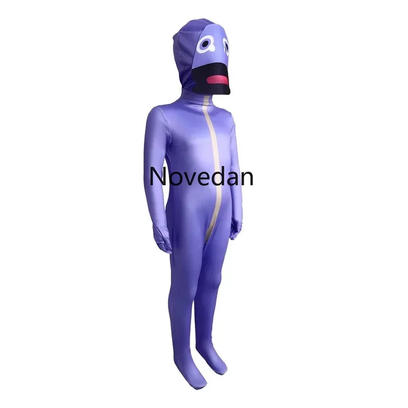 Juego VR Yeeps Hide And Seek, disfraz de Cosplay para fiesta de cumpleaños, mono de felpa, traje con máscara, conjunto de traje de Halloween para niños y niñas