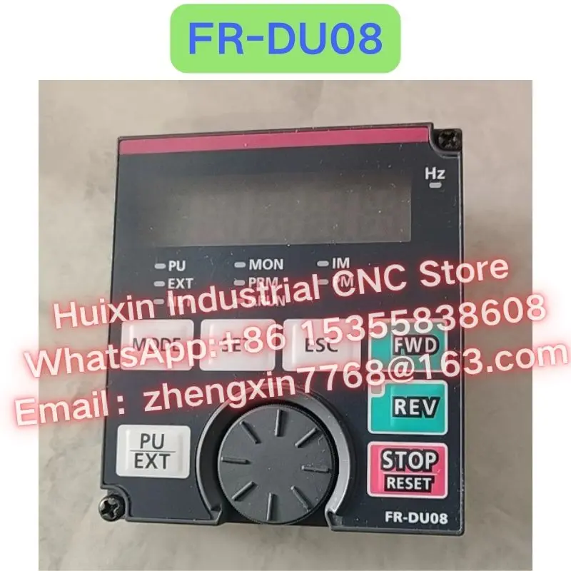 Used Frequency Converter Operation panel FR-DU08 FR DU08 Normal Function Tested OK