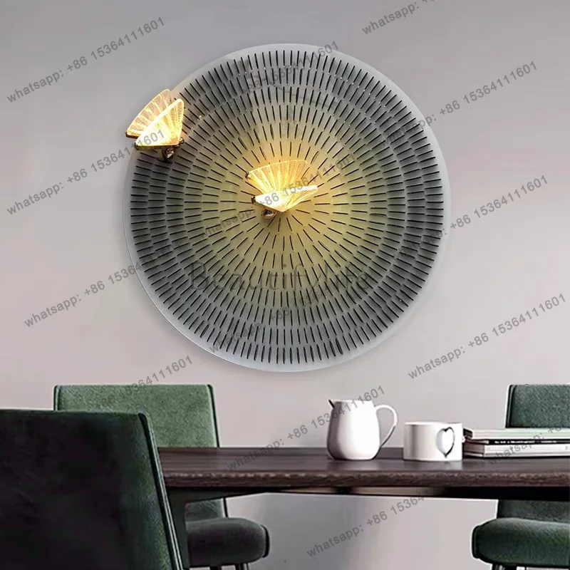 LJY Light Luxury Simple Acrylic Living Room Decorative Painting Entryway Atmosphere