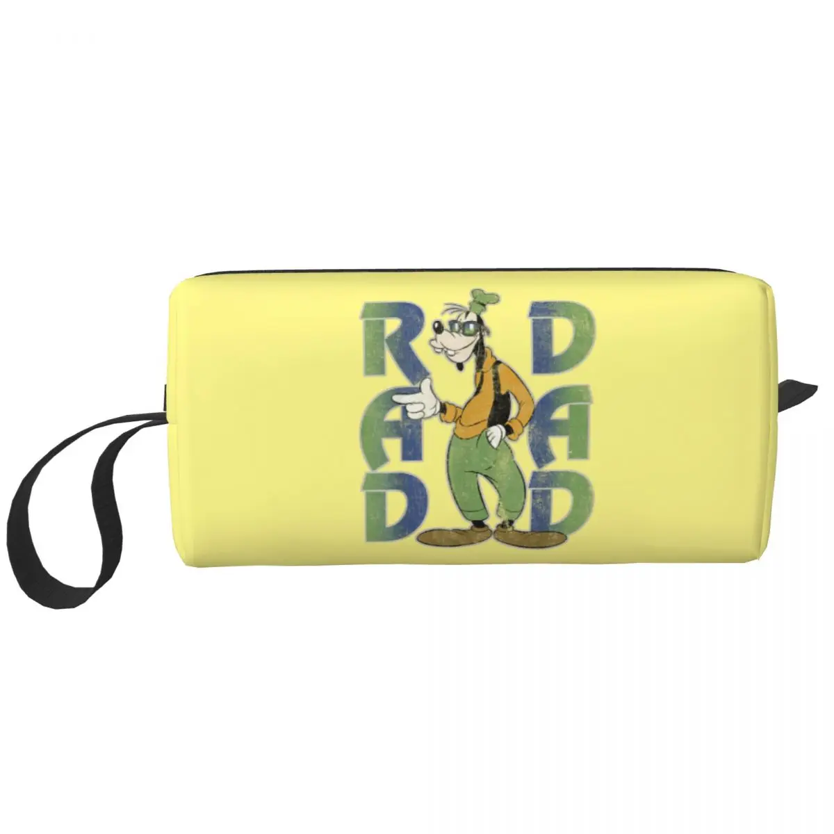 

Custom Fashion Rad Dad Goofy Funny Classic Pose Travel Toiletry Bag for Women Makeup Cosmetic Bag Beauty Storage Dopp Kit