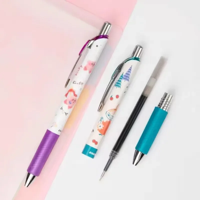 1pcs  BLN75 ENERGEL Quick-drying Black Gel Pen Cute Cartoon Limited Collection Kawaii Japanese Stationery School Supplies