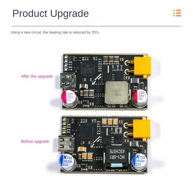 Bidirectional Fast Charging Module Upgrade 100W High-Power Full-Protocol Fast Charging Module Charging Bank Main Board