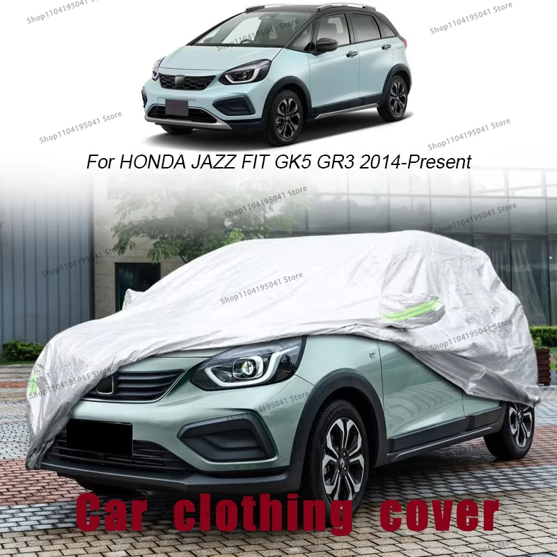 

For HONDA JAZZ FIT Full Car Cover Rain Frost Snow Car protective cover ,UV protection,Car paint protection