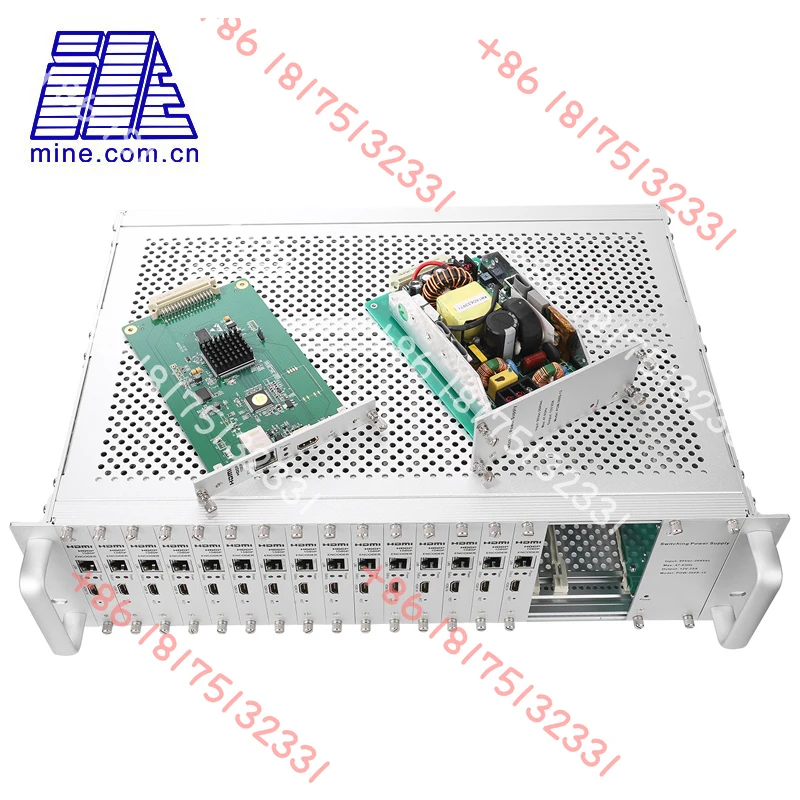 3U Rack Mounted 16 Channel Full HD Encoder ip tv H.264 hd mi Ip Streamer to Wowza, Xtream Hotel ip tv
