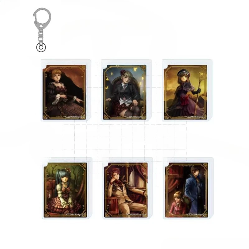 Jeu Battler Ushiromiya Beatrice Lambdadelta Bernkastel porte-clés poupée Anime acrylique porte-clés pendentif pour cadeau