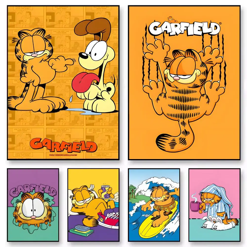 g-garfield Poster Nordic style room wall decoration self-adhesive HD waterproof AFE bar