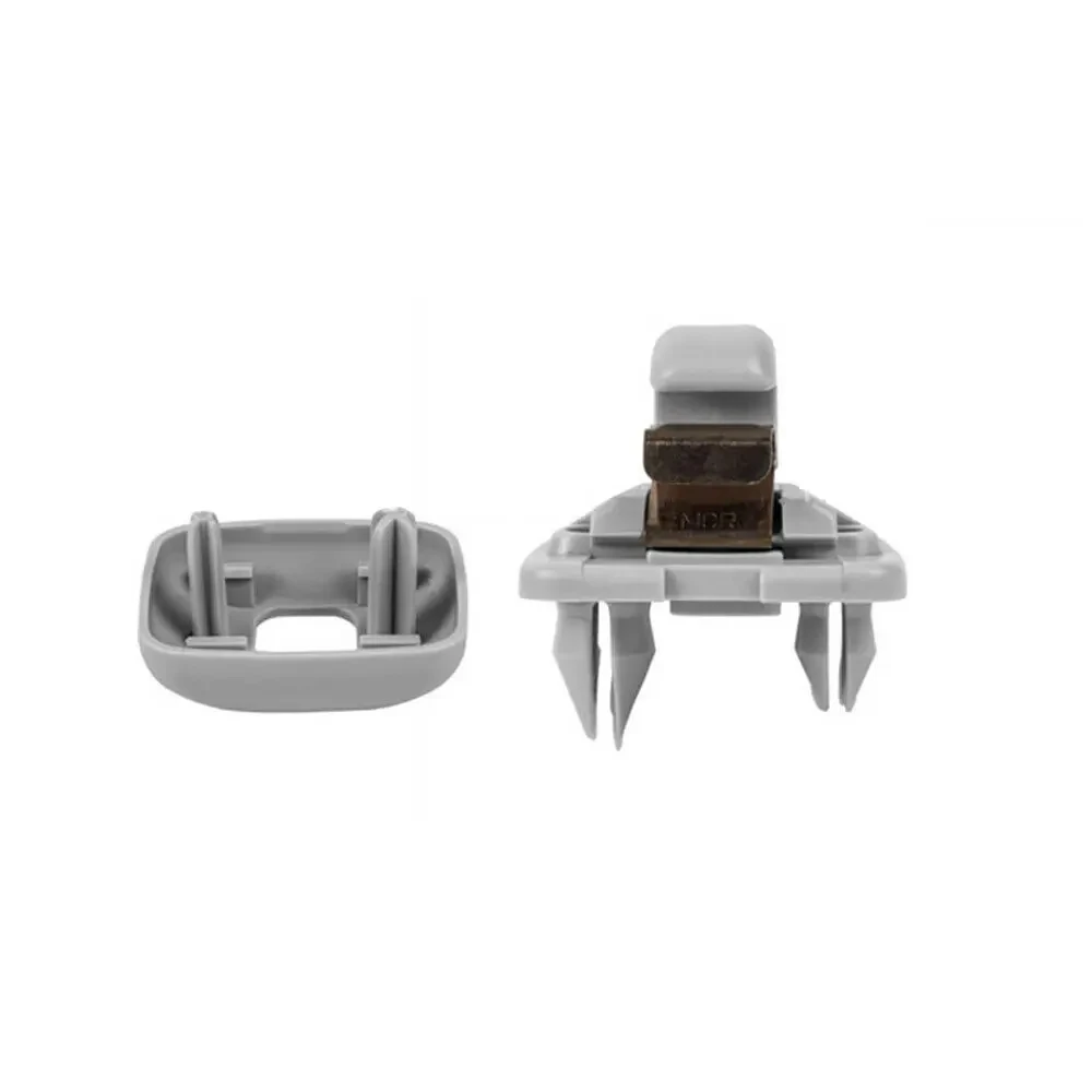 4X سيارة الشمس قناع كليب رمادي الداخلية شماعات هوك كليب قوس لأودي A1 A3 A4 A5 Q3 Q5 A7 B6 B7 B8 S4 S5 8E0857562A #2