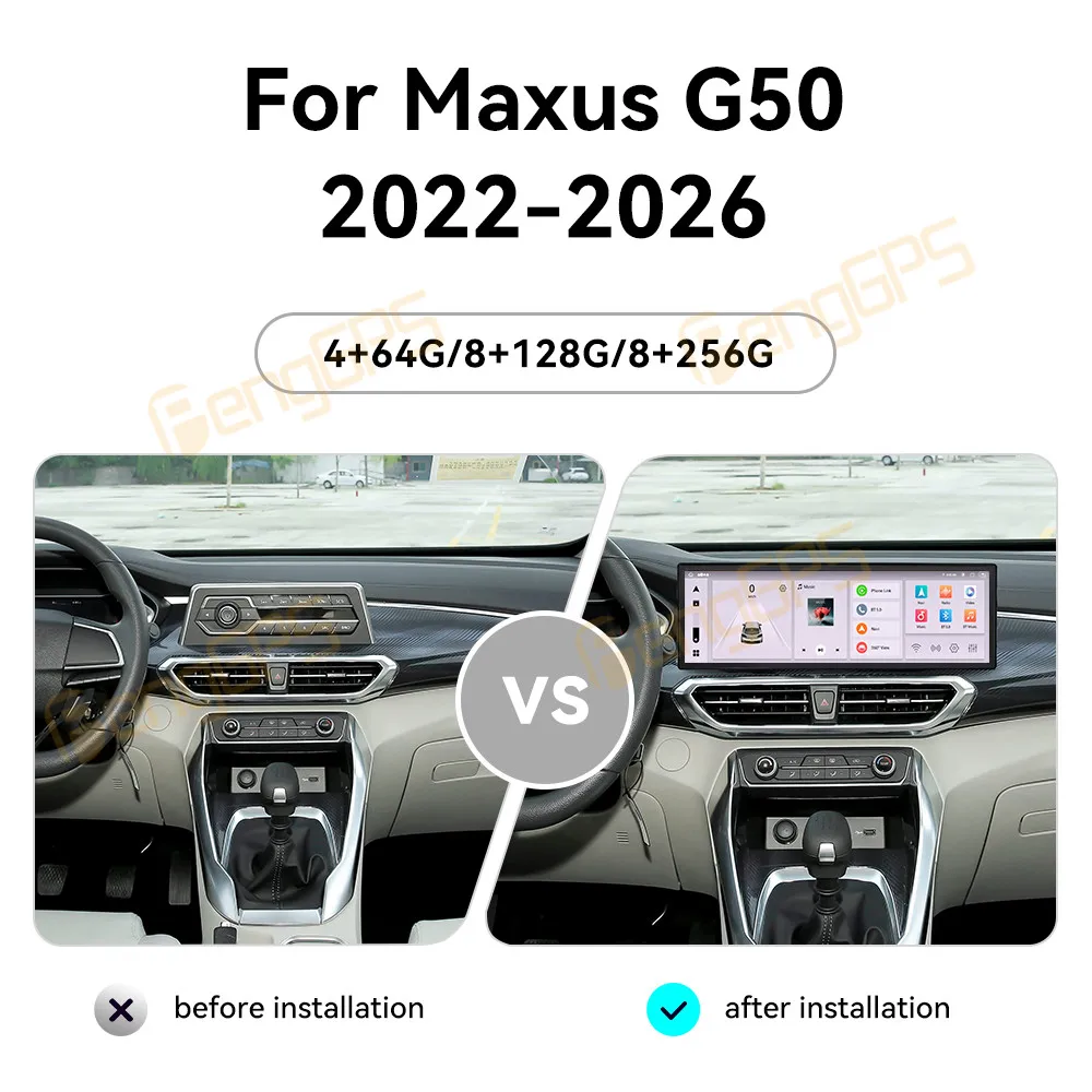 14.9 Inch Screen Car Radio For Maxus G50 2022-2026 Android Auto GPS Navigation Multimedia Video Stereo Receiver Head Unit