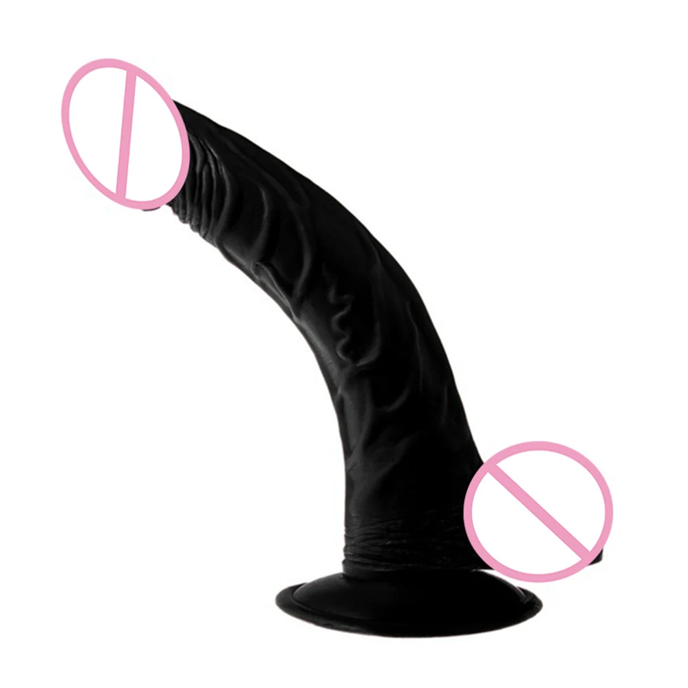 Dildo With Suction Cup Realistic Texture Real Touch For Adult Safety PVC Sex Toys Massager