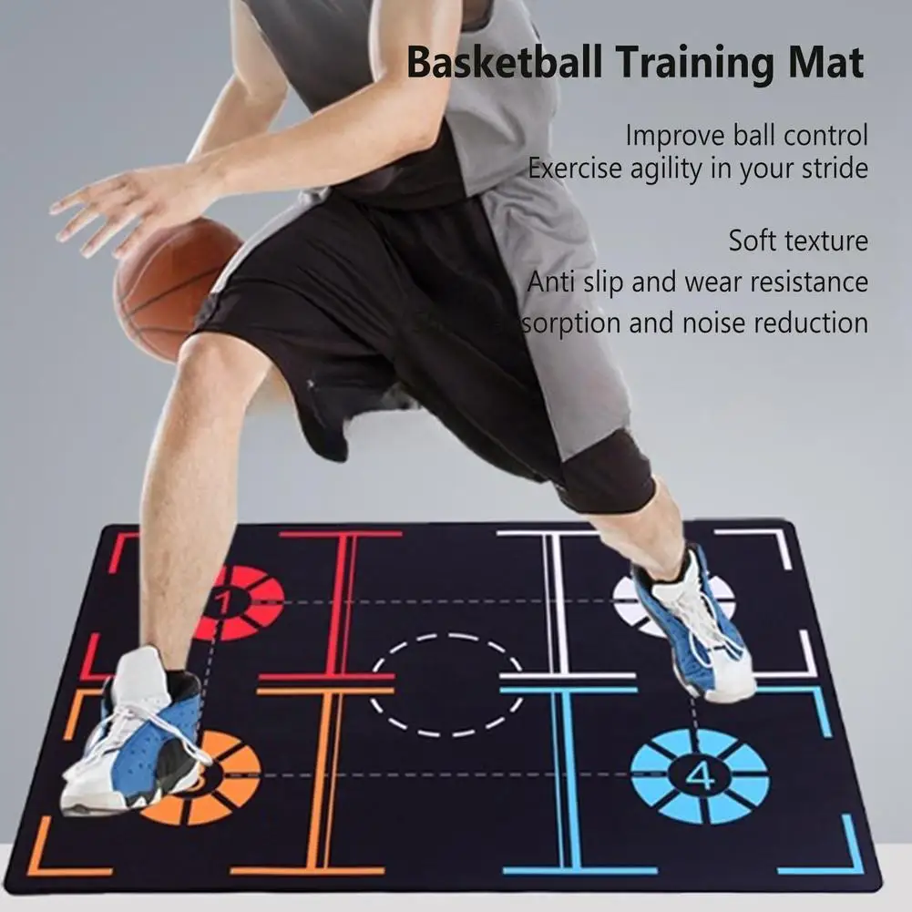 

Basketball Training Mat Ball Control Practice Basketball Footwork Mat Training Auxiliary Equipment