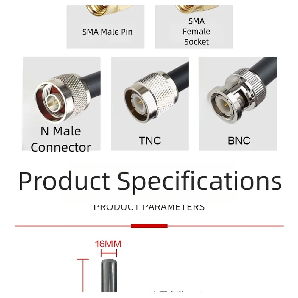 L'armadio per antenna impermeabile da 2,4 GHz/433 MHz supporta GSM, GPRS, WiFi, 4G e connettore di frequenza 433 MHz PER SMA, tipo N, TNC, BNC