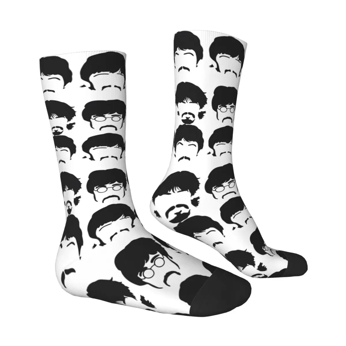 The Heavy Metal Beatle Rock Socks Autumn Stockings Modern Men\'s Quality Socks Printed Outdoor Anti Bacterial Socks