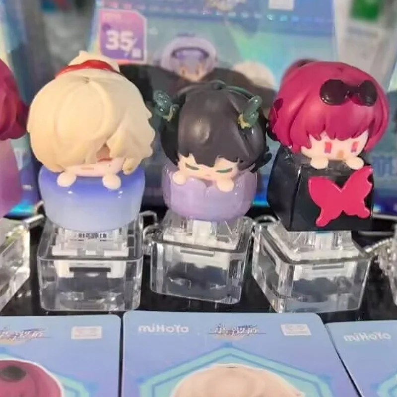 

Mihoyo Honkai Star Rail Finger Tip Keycap Blind Box Series Модные механические персонализированные колпачки для клавиш Коллекционная игрушка на Рождество
