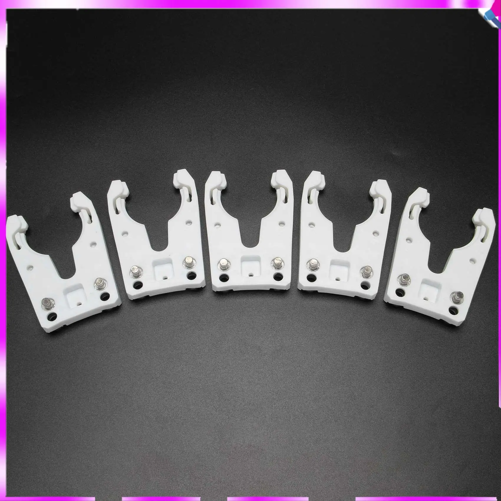 N96R 5 قطعة/الوحدة ISO30 أداة حامل المشبك الحديد + ABS لهب برهان المطاط مخلب #4