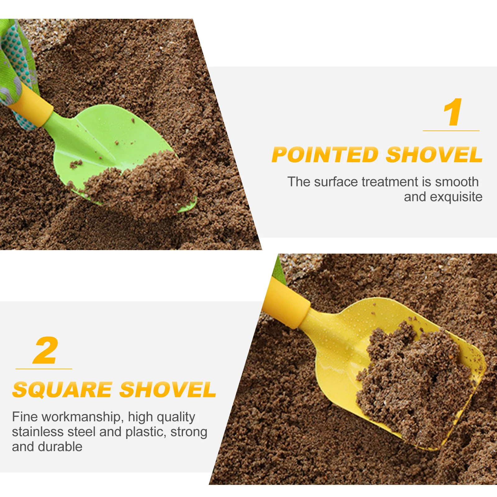 1Set Kids Gardening Tool Set Colorful Includes Watering Pot Shovel Bag Rake for Role Play Fun and Development Kid Shovel