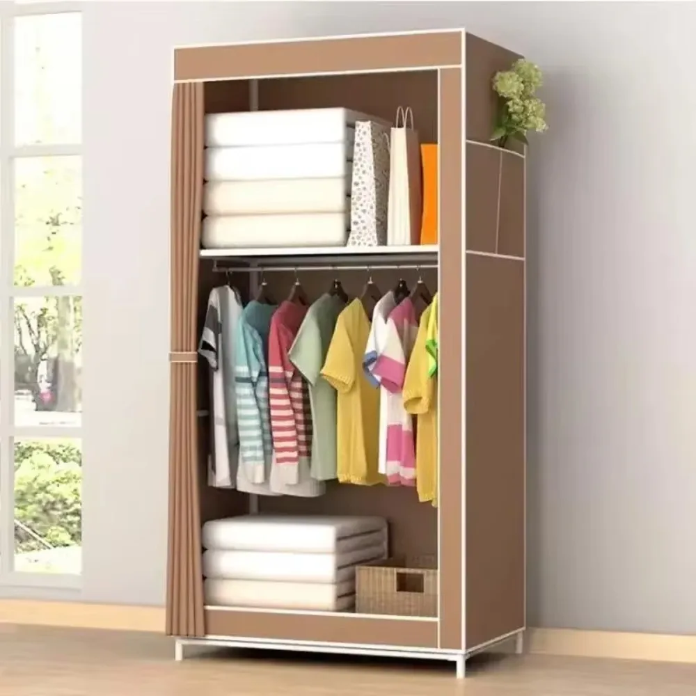 Cloth Wardrobe Enlarged Open Closets Simple Dustproof  Large Capacity Portable Folding Cupboard Organizer Clothing Storage Rack